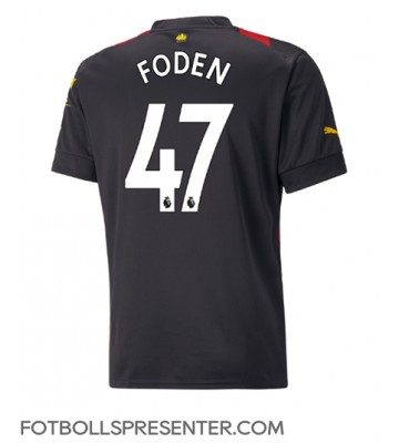 Manchester City Phil Foden #47 Borta Matchtröja 2022-23 Kortärmad